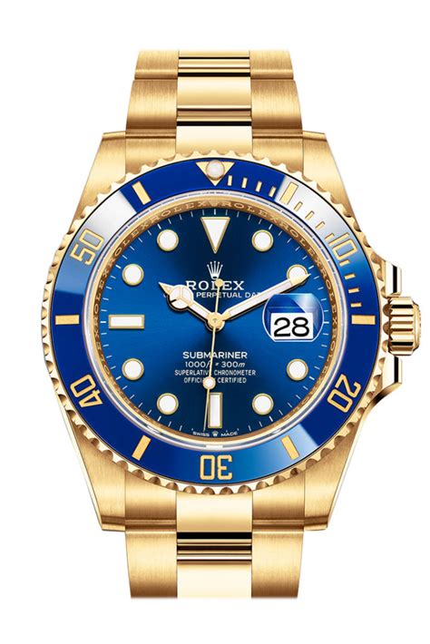 rolex submariner 2020 blue gold|rolex submariner bezel price.